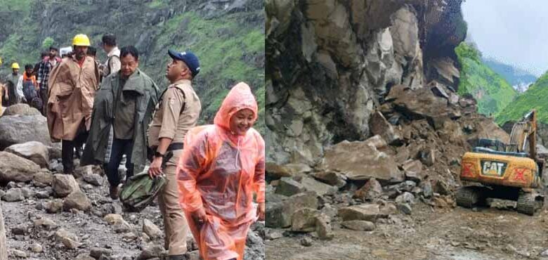 राज्य-में-भूस्खलन-से-302-सड़कें-बंद,-कई-हिस्सों-में-सात-दिन-का-भारी-बारिश-अलर्ट