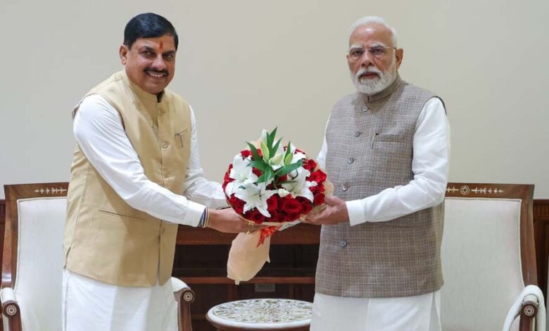 प्रधानमंत्री-मोदी-से-मुख्यमंत्री-डॉ.-यादव-ने-नई-दिल्ली-में-की-सौजन्य-भेंट