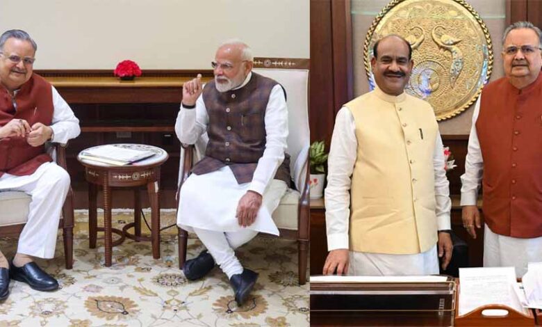 डॉ.-रमन-सिंह-ने-पीएम-मोदी-को-नवीन-विधानसभा-भवन-लोकार्पण-के-लिए-किया-आमंत्रित,-लोकसभा-अध्यक्ष-ओम-बिरला-भी-होंगे-शामिल