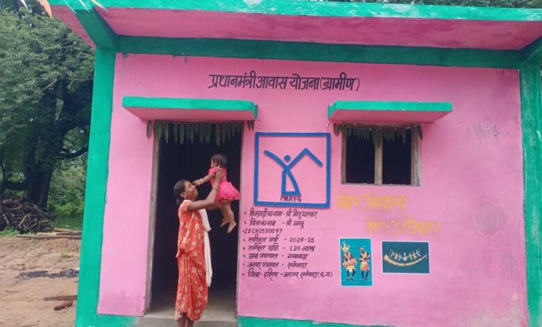 गरीब-परिवारों-का-पक्का-घर-का-सपना-हो-रहा-साकार