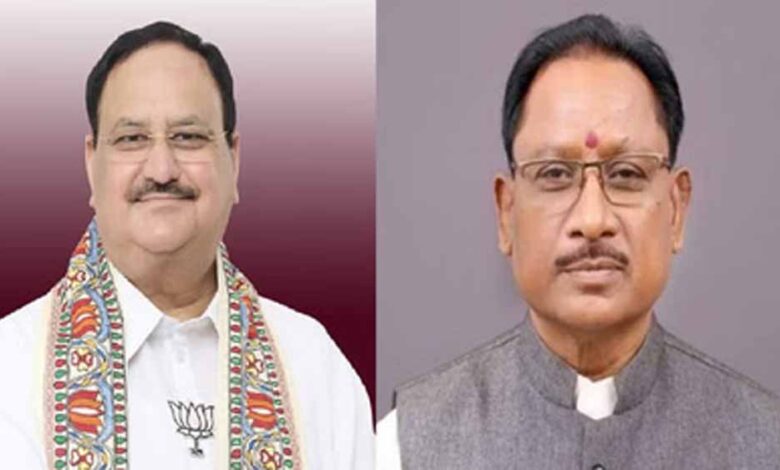 केंद्रीय-स्वास्थ्य-मंत्री-जेपी-नड्डा-रायपुर-पहुंचे,-cm-साय-ने-प्रदेशवासियों-के-लिए-मार्गदर्शन-की-दी-जानकारी