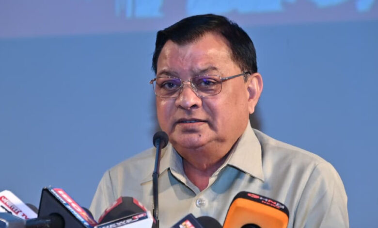 रायपुर-:-श्रम-मंत्री-लखनलाल-देवांगन-की-पत्रकारवार्ता