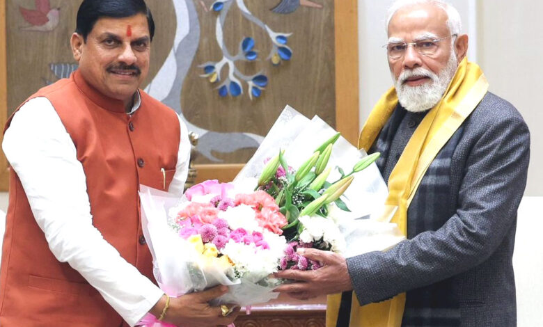 प्रधानमंत्री-मोदी-से-मुख्यमंत्री-डॉ.-यादव-ने-नई-दिल्ली-में-की-सौजन्य-भेंट