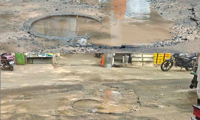 बड़वानी-नगर-पालिका-बनी-मूकदर्शक,-सिवरेज-लाइन-ने-शहर-को-बनाया-छलनी