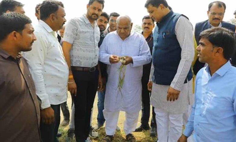 प्रदेश-के-ओलावृष्टि-प्रभावित-किसानों-को-मिलेगा-पूरा-मुआवजा-–-राजस्व-मंत्री-वर्मा