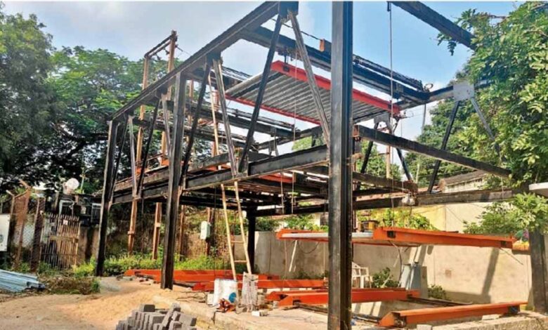 महानगरों-की-तर्ज-पर-रायपुर-को-मिली-सौगात:-शहर-की-पहली-मैकेनाइज्ड-मल्टीलेवल-पार्किंग-तैयार,-12-कारों-की-होगी-एक-साथ-पार्किंग