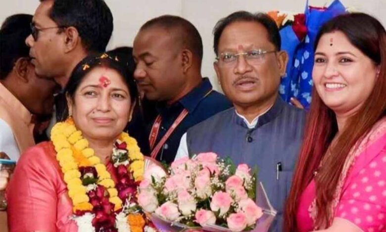 राज्यसभा-चुनाव-में-फूलो-देवी-नेताम-और-लक्ष्मी-वर्मा-निर्विरोध-निर्वाचित,-अब-लड़ाई-सिर्फ-11-सीटों-पर