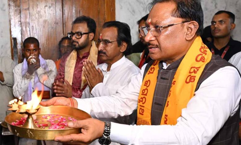 मुख्यमंत्री-विष्णु-देव-साय-ने-जगन्नाथ-मंदिर-में-की-पूजा-अर्चना