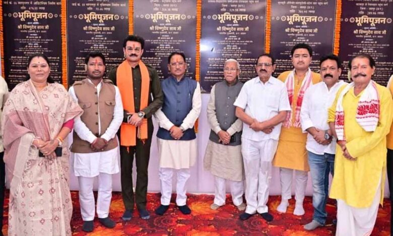 जशपुर-को-विकास-की-नई-सौगात:-मुख्यमंत्री-विष्णु-देव-साय-ने-19.51-करोड़-के-6-विकास-कार्यों-का-किया-भूमिपूजन