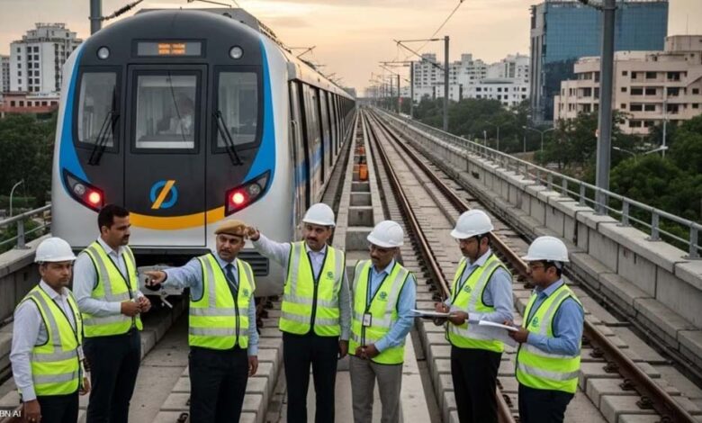 इंदौर-मेट्रो-के-दूसरे-फेज-का-हुआ-फाइनल-टेस्ट,-स्टेशन-मैनेजमेंट-से-लेकर-इमरजेंसी-ब्रेक-तक-की-जांच