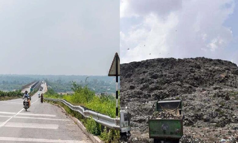 भोपाल-में-आदमपुर-खंती-से-हटेगा-कचरे-का-पहाड़,-प्रोसेस-कर-बनेगा-हाईवे,-आयोध्या-बायपास-में-हो-रहा-इस्तेमाल