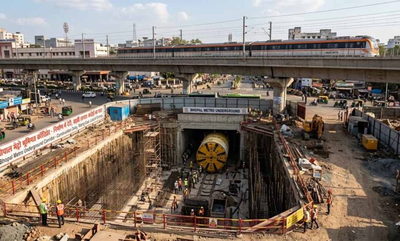 इंदौर-मेट्रो-के-पीछे-छाया-भोपाल-का-घाटा:-भूमिगत-कॉरिडोर-में-देरी,-लागत-बढ़ी-करोड़ों-तक