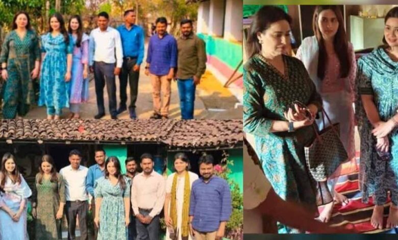 टाइगर-रिजर्व-में-तेंदुलकर-परिवार-की-मौजूदगी:-ग्रामीणों-से-शिक्षा-और-स्वास्थ्य-पर-की-चर्चा