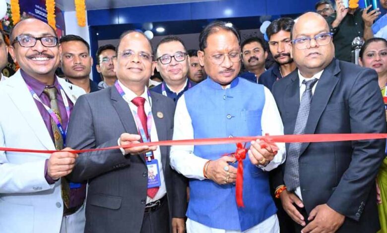 कचहरी-चौक-में-sbi-के-नए-भवन-का-शुभारंभ,-मुख्यमंत्री-साय-ने-दी-आधुनिक-बैंकिंग-की-सौगात