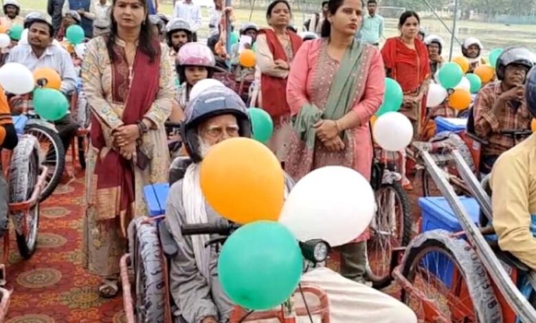 एमसीबी-:-जिला-प्रशासन-की-त्वरित-संवेदनशीलता-:-दिव्यांग-रामकृपाल-को-तत्काल-मिली-मोटराइज्ड-ट्राईसाइकिल