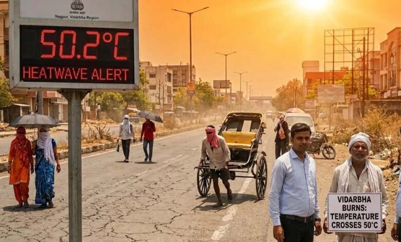 @43-डिग्री:-up-mp-सहित-कई-राज्यों-में-हीटवेव-का-अलर्ट,-गोंदिया-में-ट्रैफिक-सिग्नल-बंद-करने-का-फैसला