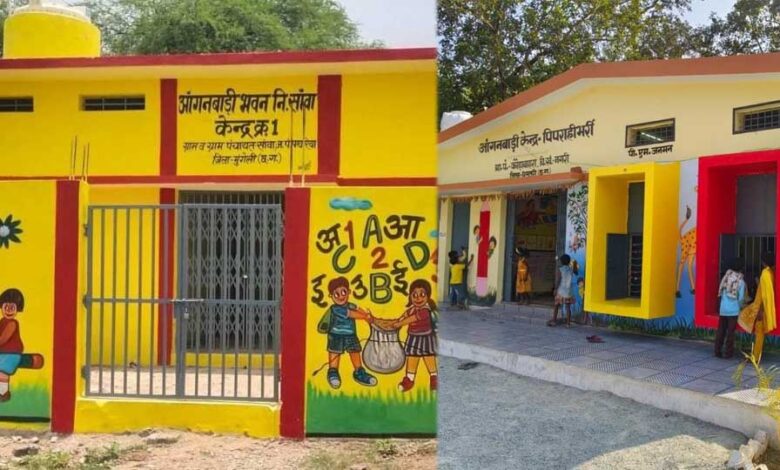 नन्हे-कदम-गढ़ेगें-सशक्त-भारत-का-भविष्य-–-आंगनबाड़ी-केंद्रों-का-नया-रूप,-नई-दिशा