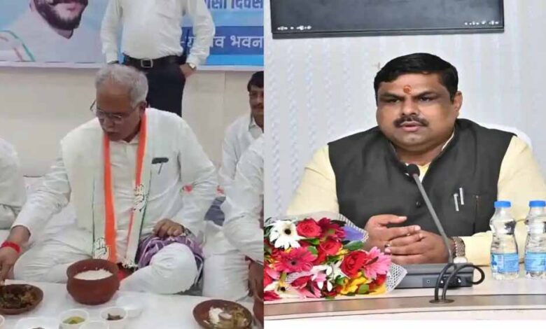 बोरे-बासी-पर-सियासी-संग्राम:-मंत्री-गजेंद्र-यादव-का-भूपेश-बघेल-पर-वार