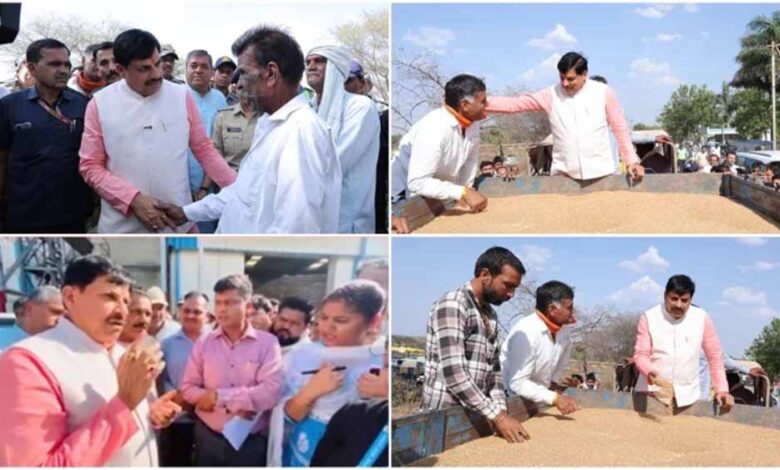 “मैं-कहीं-भी-हेलीकॉप्टर-उतार-सकता-हूं”-—-cm-मोहन-यादव-अचानक-गेहूं-उपार्जन-केंद्र-पहुंचे