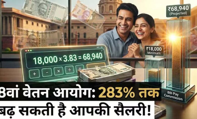 8वें-वेतन-आयोग-का-बड़ा-अपडेट:-कर्मचारियों-की-सैलरी-में-हो-सकती-है-283%-की-बढ़ोतरी