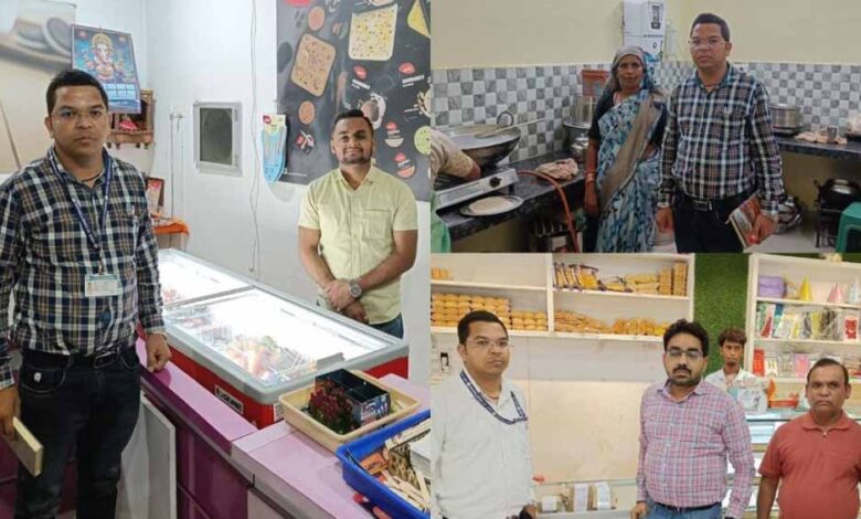 खाद्य-विभाग-का-बड़ा-एक्शन:-एक्सपायरी-सामान-जब्त,-कैंटीन-और-दुकानों-में-मिलीं-गंभीर-खामियां