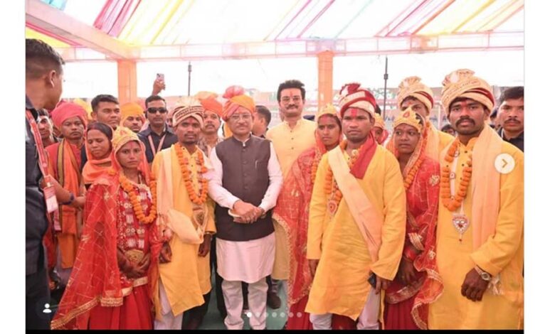 सामाजिक-समरसता-का-उत्सव:-मुख्यमंत्री-कन्या-विवाह-योजना-के-तहत-2300+-जोड़ों-की-शादी-आज