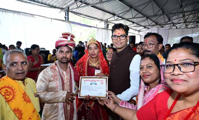 सामूहिक-विवाह-सामाजिक-समरसता,-सादगी-और-दहेज-प्रथा-के-खिलाफ-सशक्त-संदेश-है-:-वित्त-मंत्री-ओपी.-चौधरी