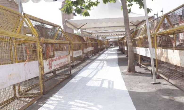 महाकाल-मंदिर-में-13,000-स्क्वेयर-फीट-में-बन-रहा-हीट-प्रूफ-पाथ-वे,-श्रद्धालुओं-की-सुविधा-के-लिए