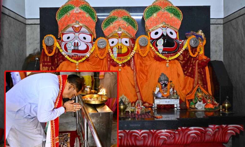 विष्णुदेव-साय-हरिनाम-संकीर्तन-नामयज्ञ-में-हुए-शामिल,-श्री-जगन्नाथ-मंदिर-में-पूजा-कर-प्रदेश-की-खुशहाली-की-कामना