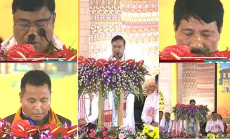 assam-cm-oath-ceremony:-हिमंता-बिस्वा-सरमा-ने-रचा-इतिहास,-लगातार-दूसरी-बार-ली-असम-cm-पद-की-शपथ