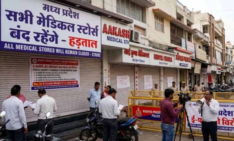 मध्यप्रदेश-में-20-मई-को-दवाइयों-की-सप्लाई-ठप,-भोपाल-सहित-पूरे-प्रदेश-के-मेडिकल-स्टोर्स-रहेंगे-बंद