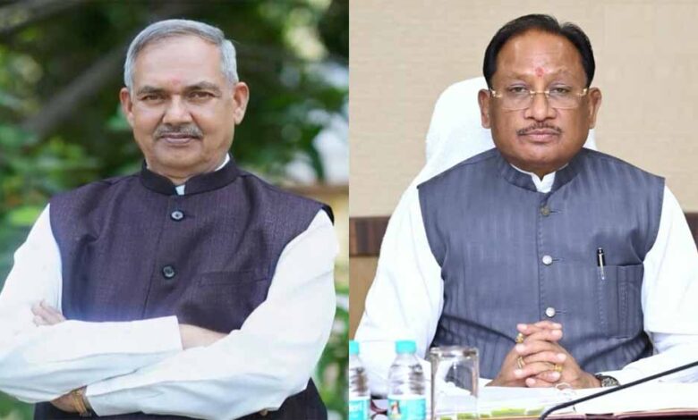 दिवंगत-रूपनारायण-को-cm-साय-ने-दी-श्रद्धांजलि,-विजय-शर्मा-और-केदार-कश्यप-भी-पहुंचे