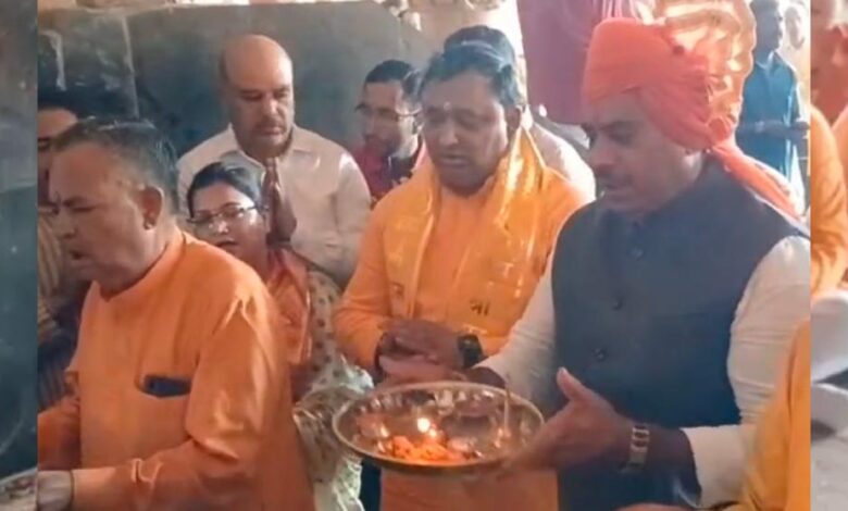 भोजशाला-पहुंचे-विधायक-रामेश्वर-शर्मा,-बोले-मुस्लिम-समाज-सत्य-स्वीकार-कर-धरोहर-हिंदुओं-को-सौंपे