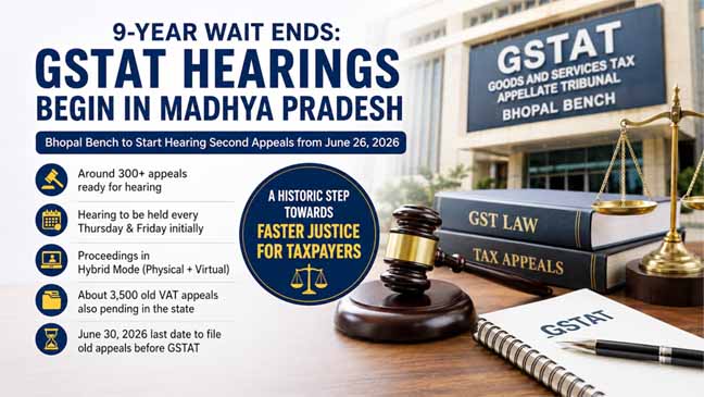 9-साल-का-इंतजार-खत्म,-मध्यप्रदेश-में-gst-अपीलीय-न्यायाधिकरण-ने-शुरू-की-सुनवाई