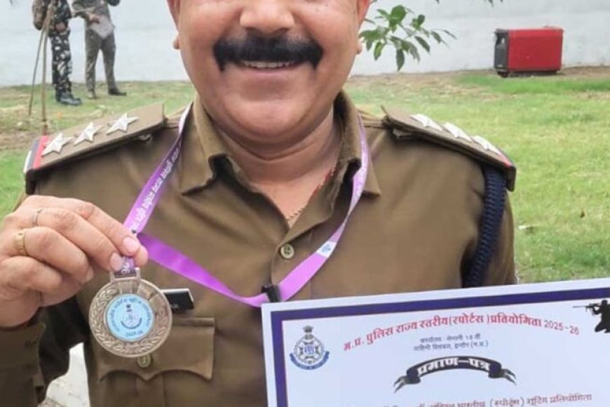 मध्यप्रदेश-पुलिस-के-अधिकारी-राकेश-कुमार-कुशवाह-ने-ओपन-इंडिया-प्री-स्टेट-शूटिंग-प्रतियोगिता-में-जीता-स्वर्ण-पदक