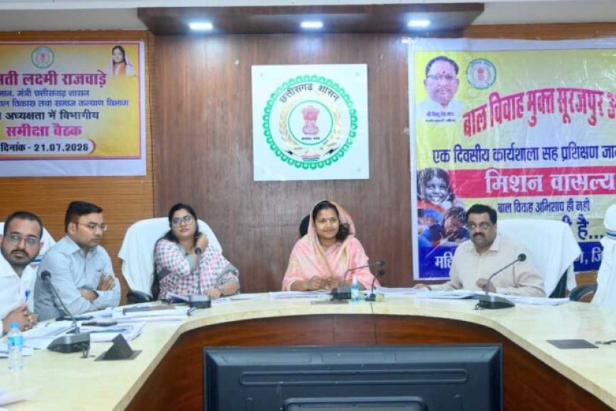 कुपोषण-और-एनीमिया-के-खिलाफ-जमीनी-स्तर-पर-तंत्र-को-करें-मजबूत,-हर-दिन-आंगनबाड़ी-केंद्रों-का-करें-निरीक्षण:-मंत्री-लक्ष्मी-राजवाड़े