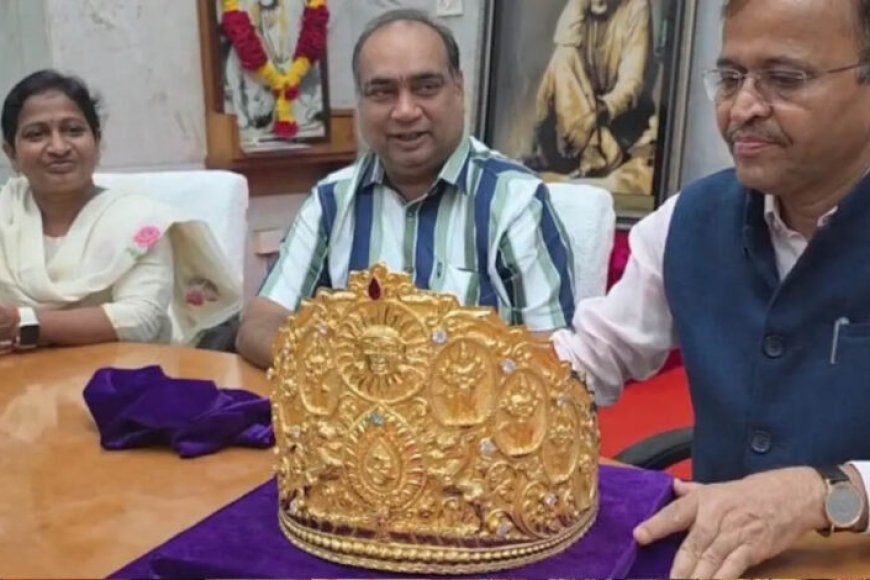 गुरु-पूर्णिमा-पर-साईं-बाबा-को-1-करोड़-का-स्वर्ण-मुकुट-भेंट,-हीरे-रत्नों-से-जड़ा-अनोखा-उपहार