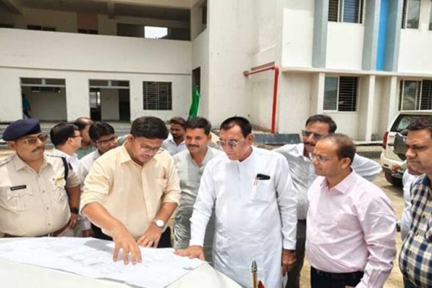 ब्यावरा-के-शासांदीपनि-उ-मा.-विद्यालय-के-निर्माणाधीन-भवन-का-राज्यमंत्री-पंवार-ने-किया-निरीक्षण,-समयबद्ध-निर्माण-के-दिए-निर्देश