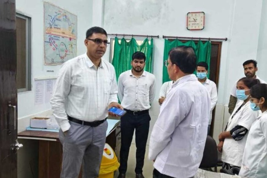 सामुदायिक-स्वास्थ्य-केंद्र-कोतमा-का-कलेक्टर-रत्नाकर-झा-ने-किया-निरीक्षण