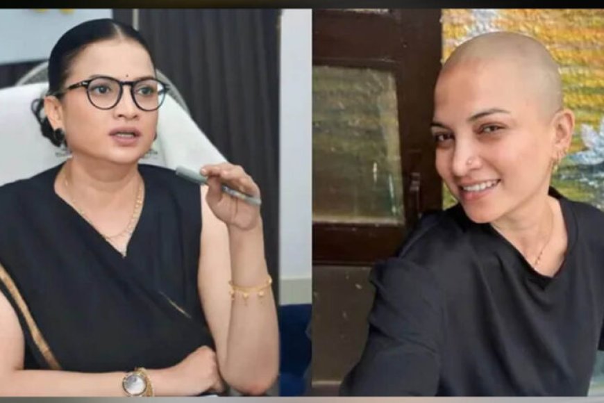 कैंसर-पीड़ित-बच्ची-की-मुस्कान-के-लिए-कमिश्नर-सविता-प्रधान-ने-मुंडवाया-सिर,-सिंगरौली-में-मिसाल-बनीं