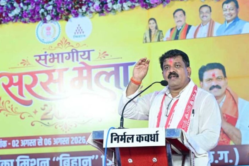 ग्रामीण-उद्यमिता-का-मार्ग-है-संभागीय-सरस-मेला:-उपमुख्यमंत्री-विजय-शर्मा